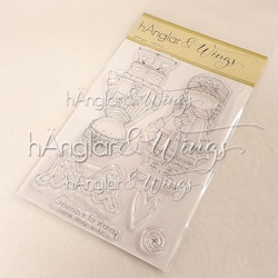 Clear Stamps - JulhÄnglar / Christmas hAngels  (will be retired!)