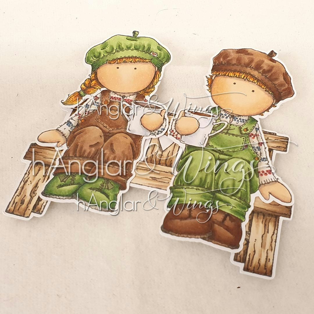 Clear Stamps - Trädgårdsfika / Garden fika