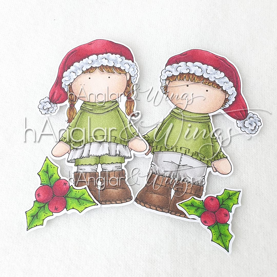 Clear Stamps - Tomtenissar / Santas helpers