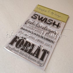 Clear Stamps - Stora Texter #4