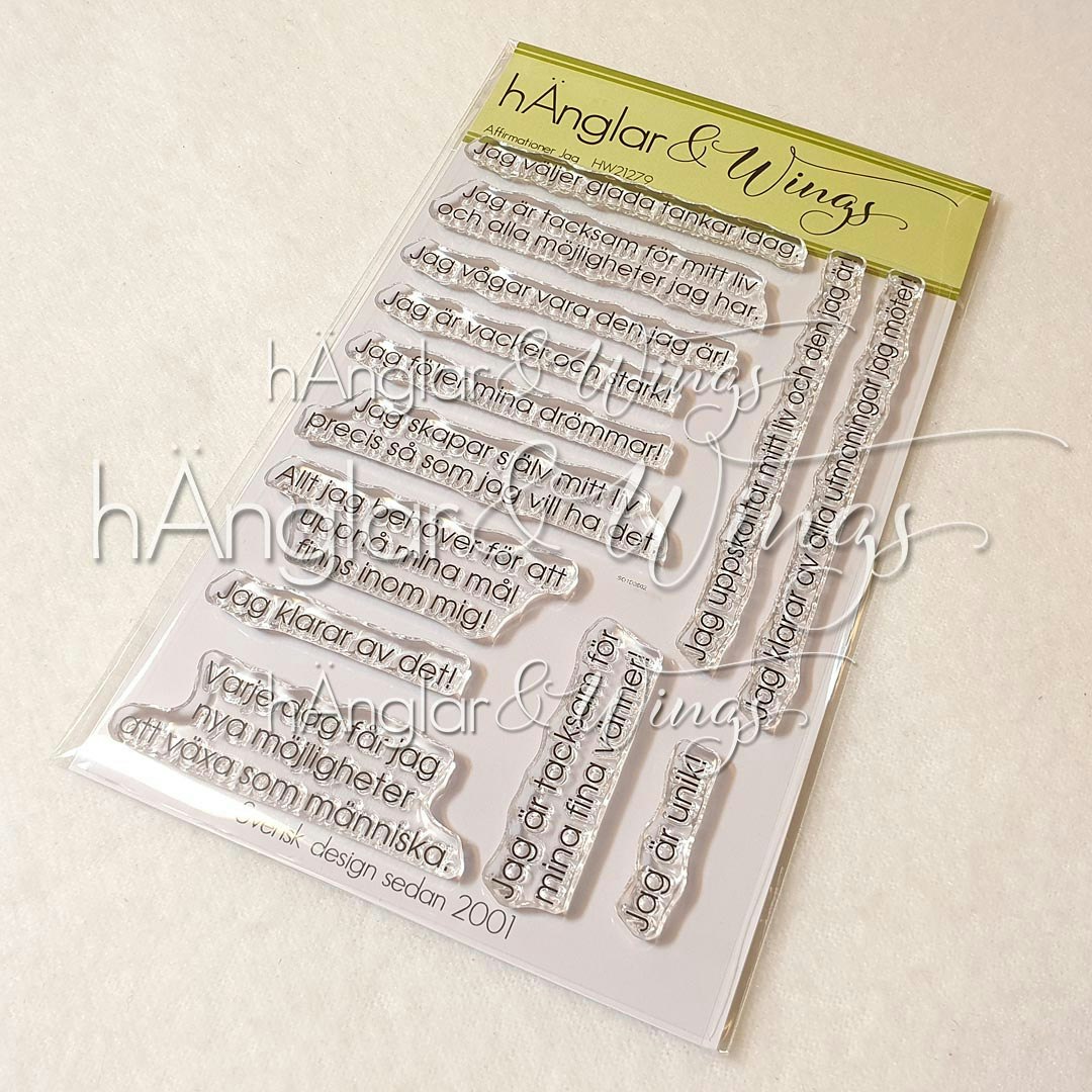 Clear Stamps - Affirmationer Jag / Affirmations Me