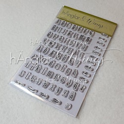 Clear Stamps - Klackalfabet / Serif Alphabet