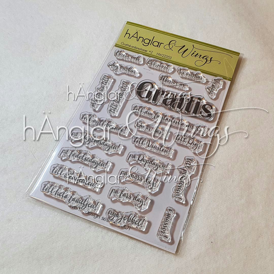 Clear Stamps - Grattiskombinationer #2