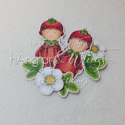 Clear Stamps - Jordgubbar / Strawberries