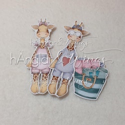 Clear Stamps - Sommargiraffer / Summer Giraffes
