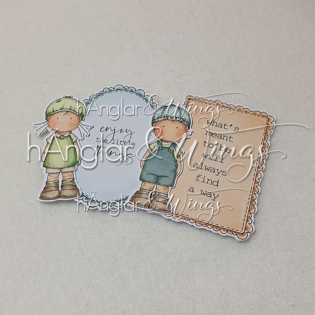 Clear Stamps - Små Etikettkids / Small Label Kids