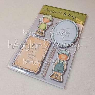 Clear Stamps - Små Etikettkids / Small Label Kids
