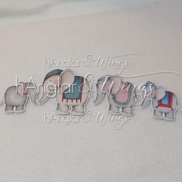 Clear Stamps - Elefanter