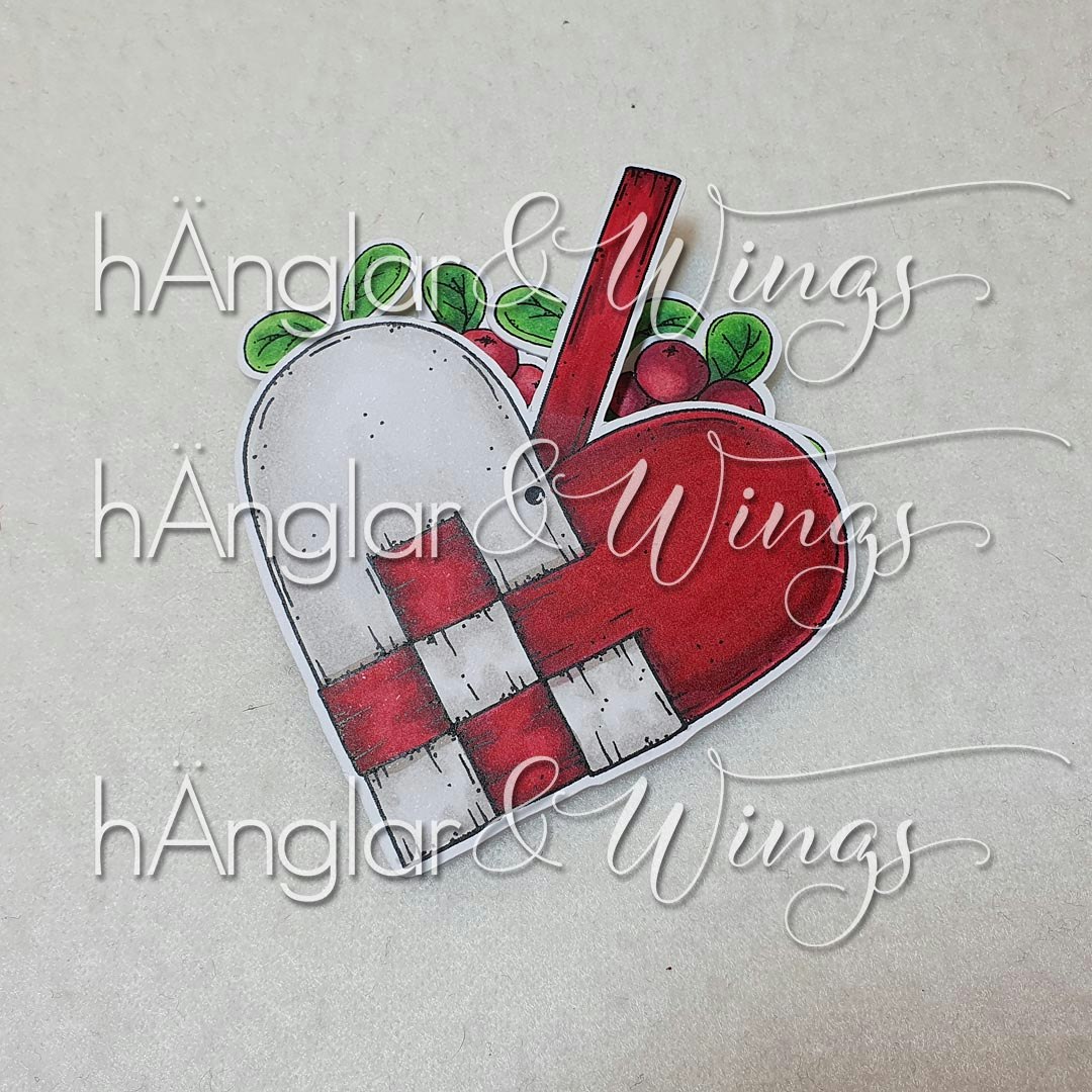 Clear Stamps - Flätat Hjärta / Braided Heart A7