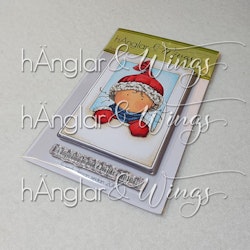 Clear Stamps - Polaroidtomta/ Polaroid Santa girl A7