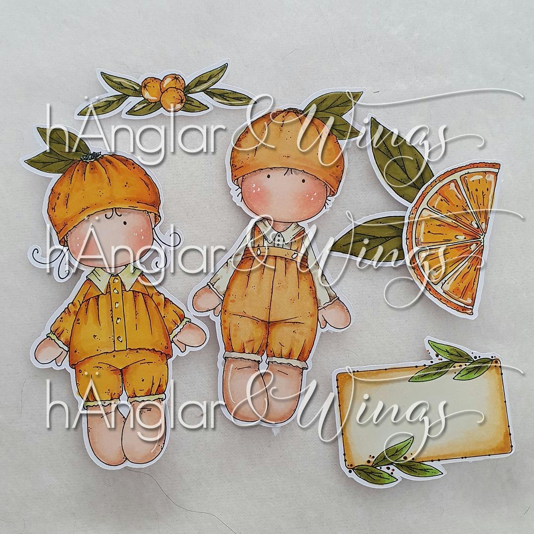 Clear Stamps - Apelsiner