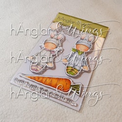 Clear Stamps - Morotskaniner / Carrot Bunnies