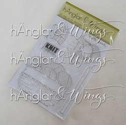 Clear Stamps - En avig, en rät / Knit, purl