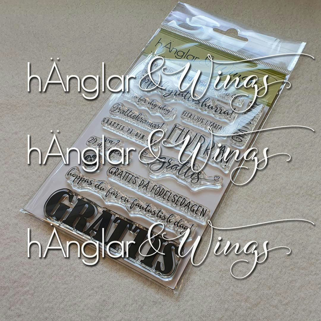 Clear Stamps - Vi Gratulerar