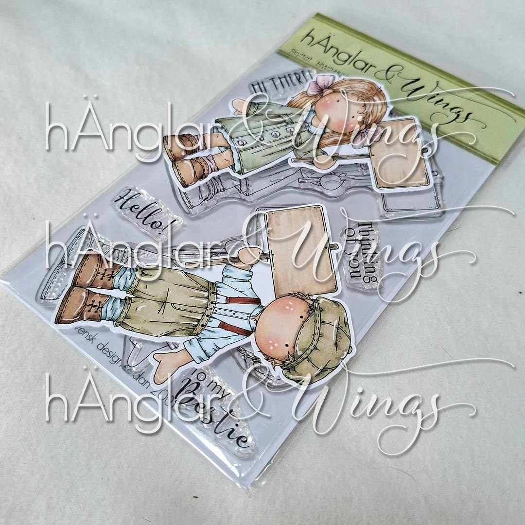 Clear Stamps - Skyltat