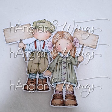 Clear Stamps - Skyltat