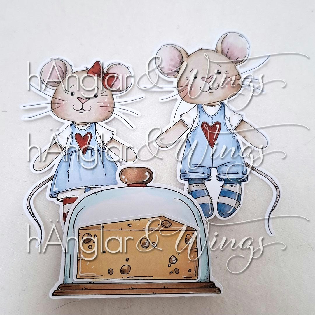 Clear Stamps - Husmöss / House Mice