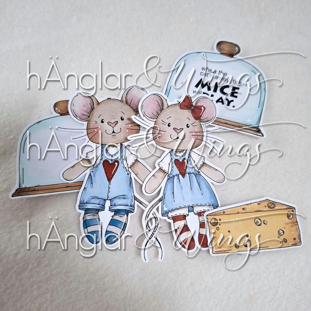 Clear Stamps - Husmöss / House Mice