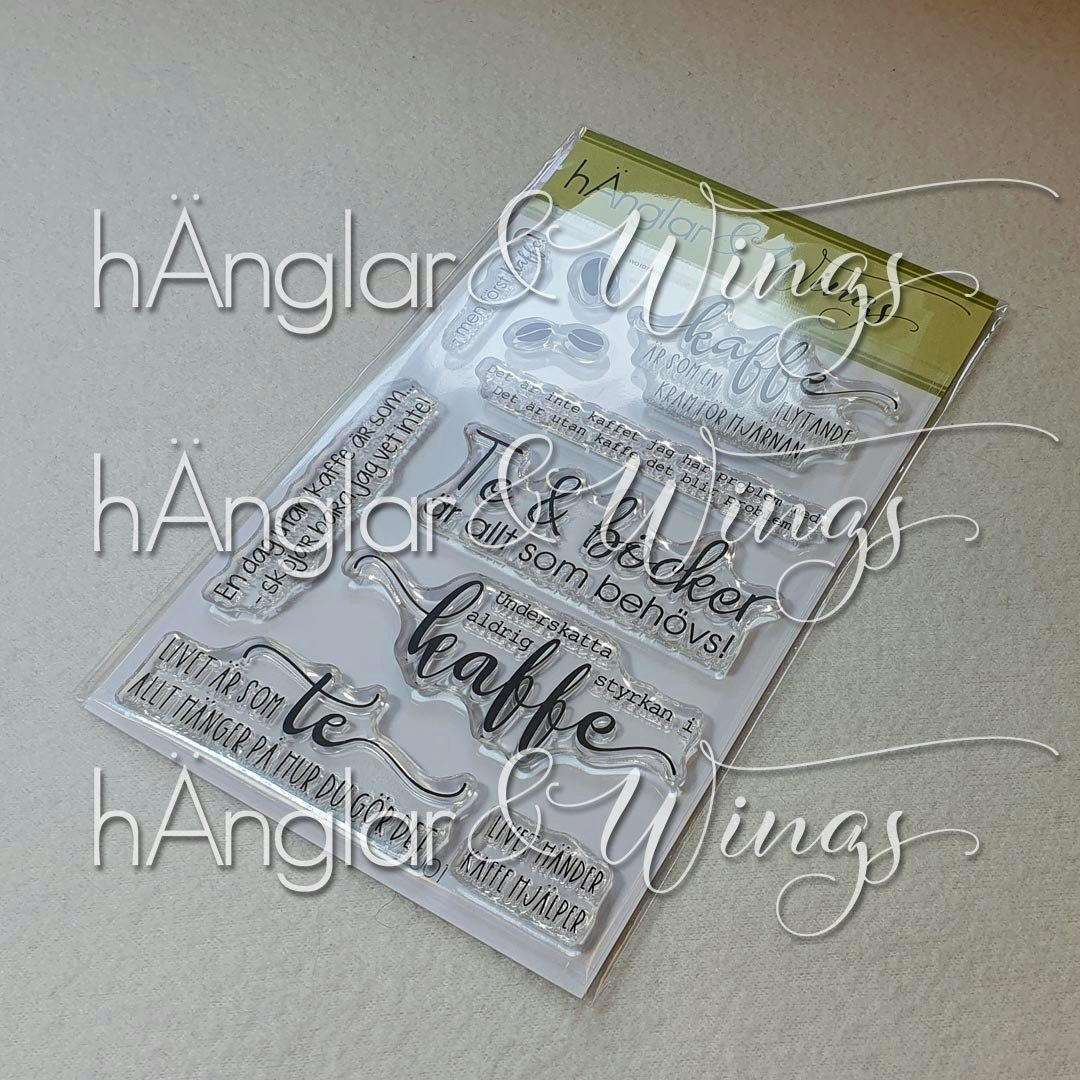 Clear Stamps - Kaffetåren / Coffee