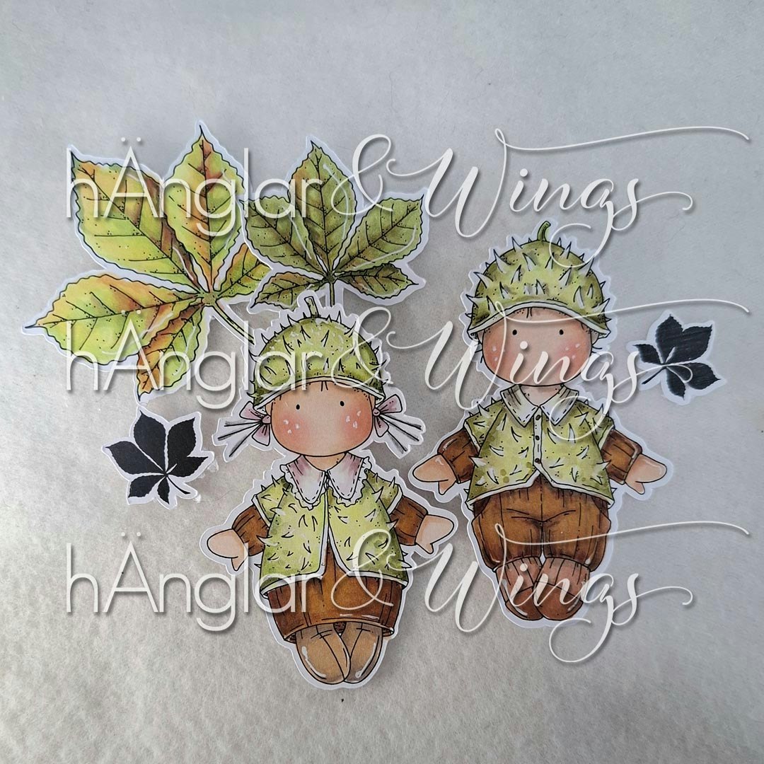 Clear Stamps - Kastanjer / Chestnuts