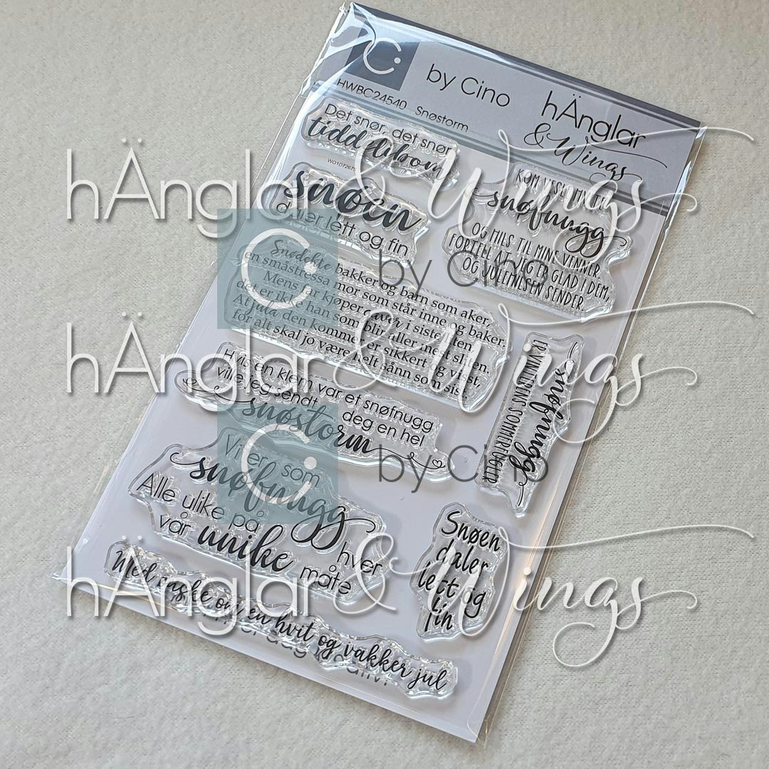 Clear Stamps - Snøstorm / Snowstorm
