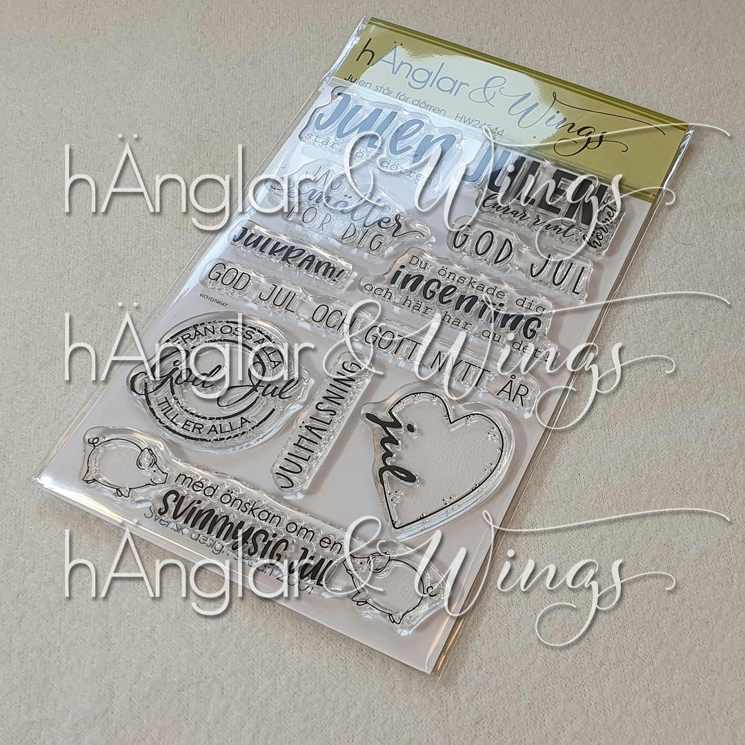 Clear Stamps - Julen står för dörren