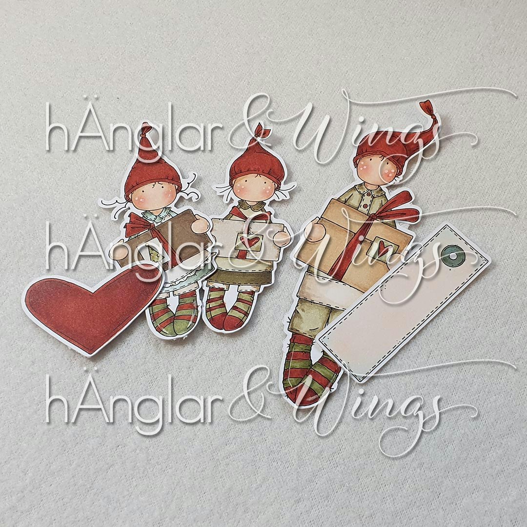 Clear Stamps - Tre Klappar / Three presents