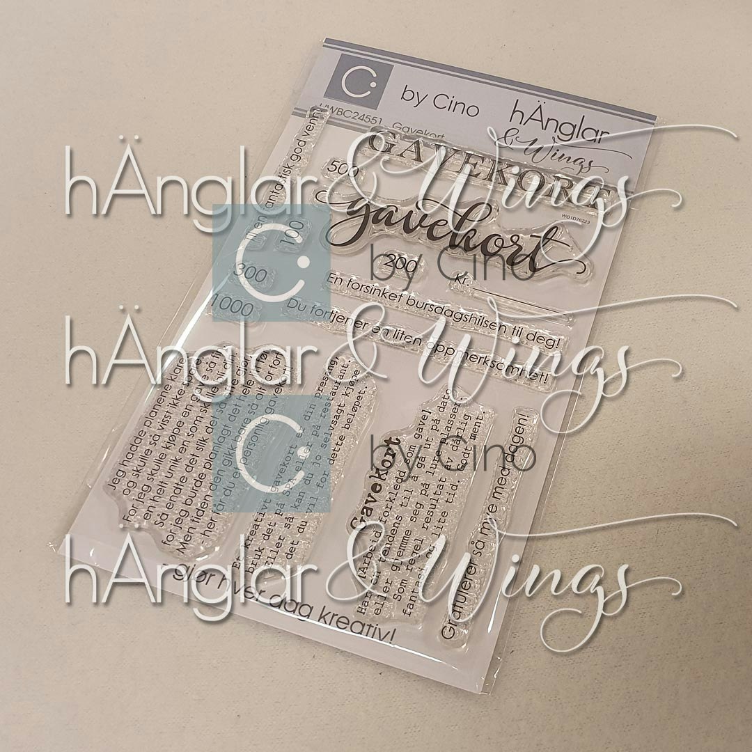 Clear Stamps - Gavekort