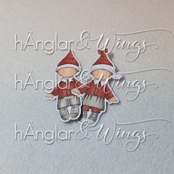 Clear Stamps - Lillnissar / Mini santas A7