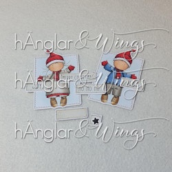 Clear Stamps - Ruttomtar / Santa in Square