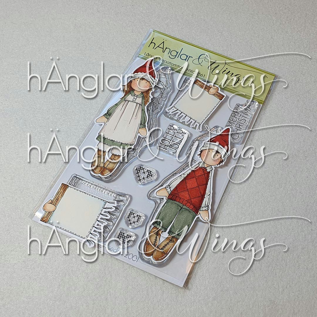 Clear Stamps - Långa Vepatomtar /  Long Santas