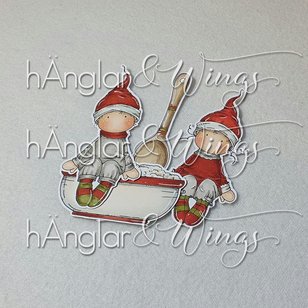 Clear Stamps - Gröt till tomten / Porridge for Santa