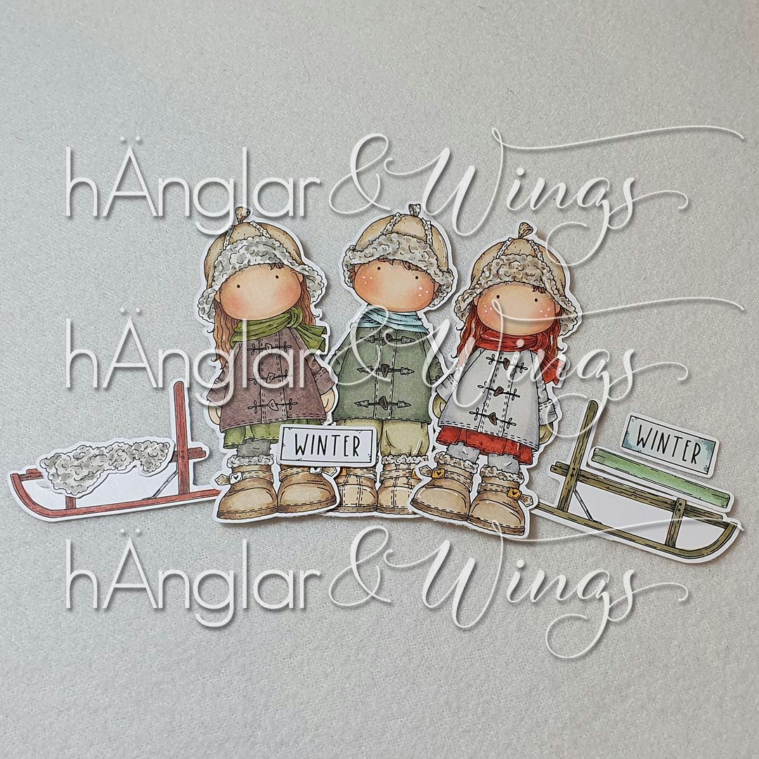 Clear Stamps - Se upp i backen! / Watch out!