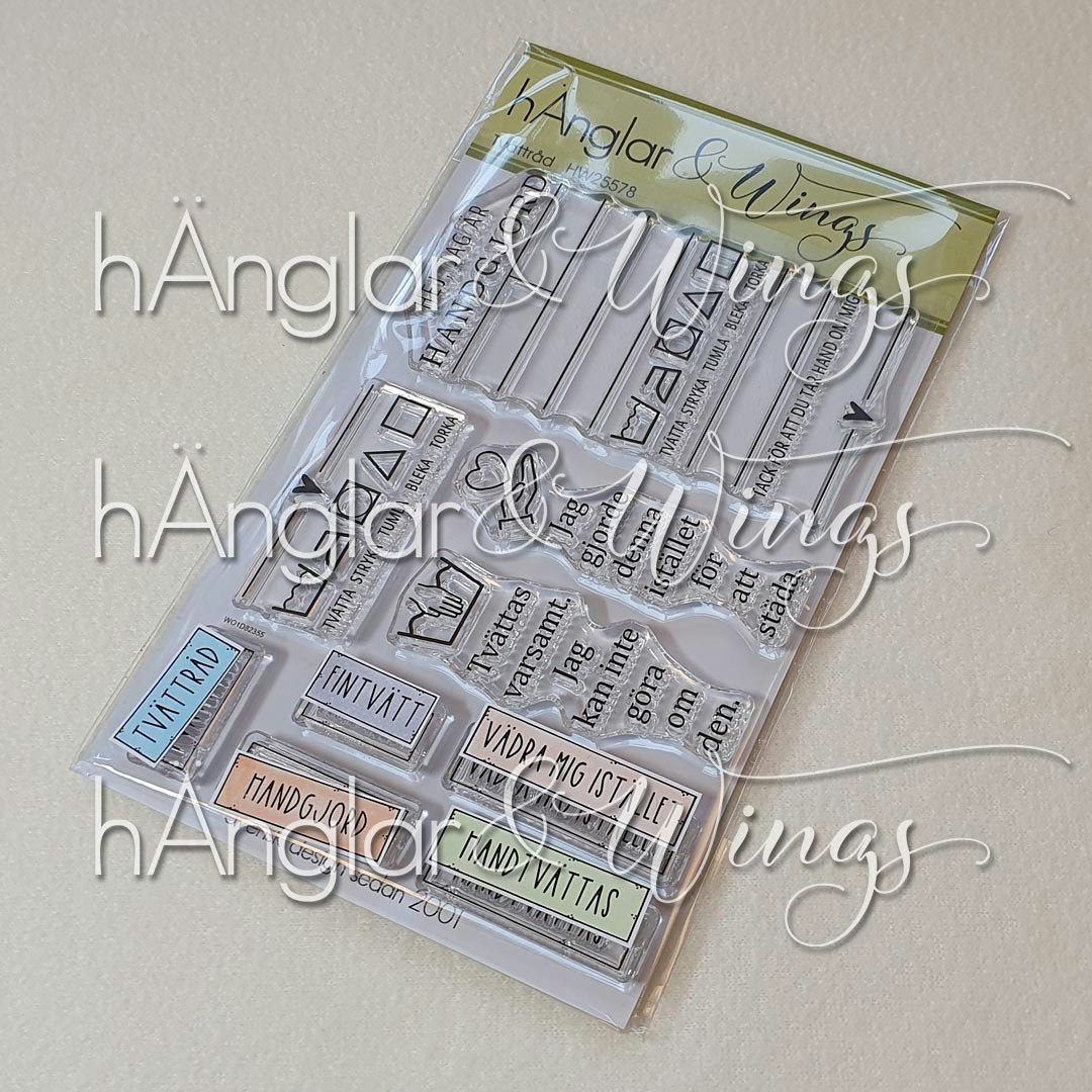 Clear Stamps - Tvättråd