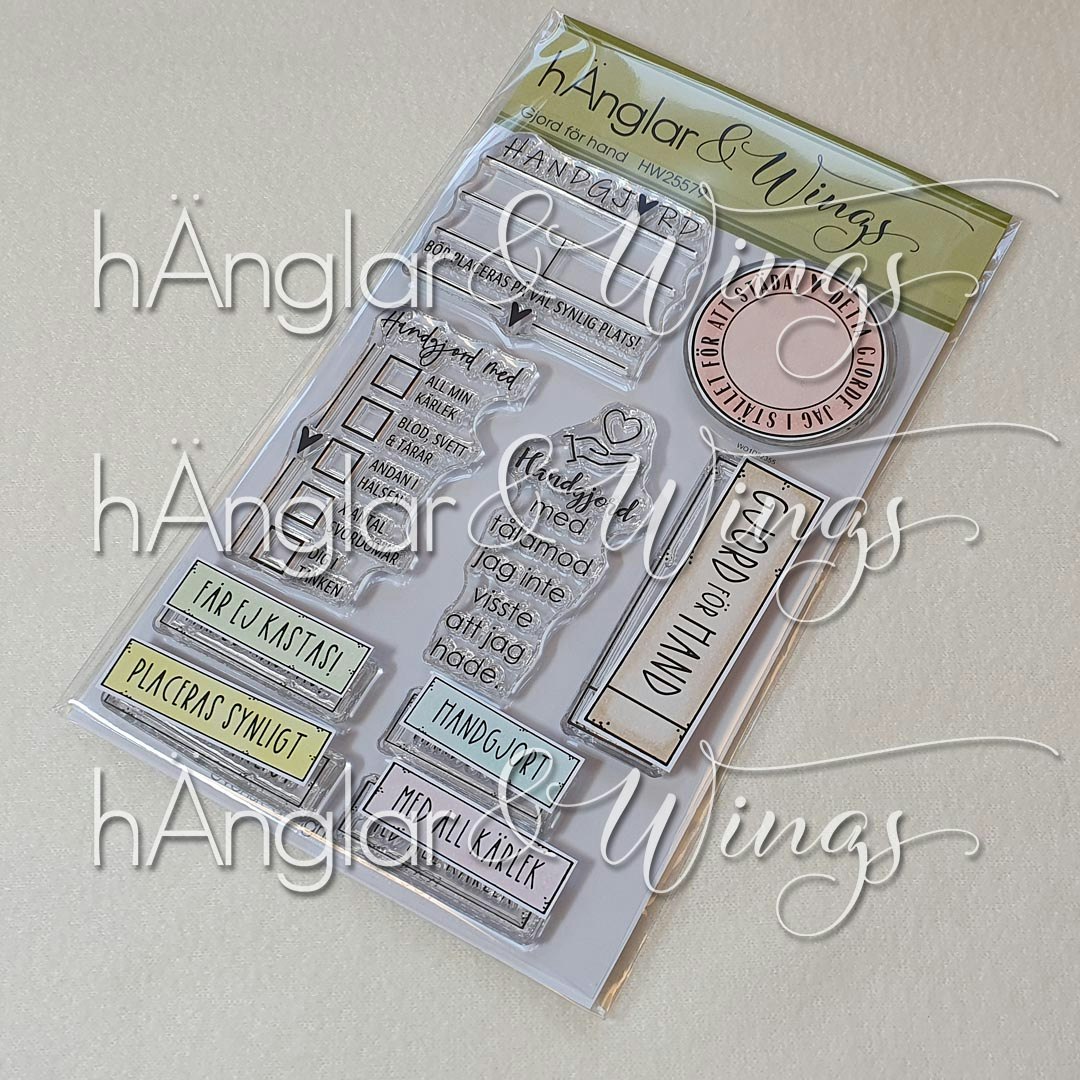 Clear Stamps - Gjord för hand / Handmade