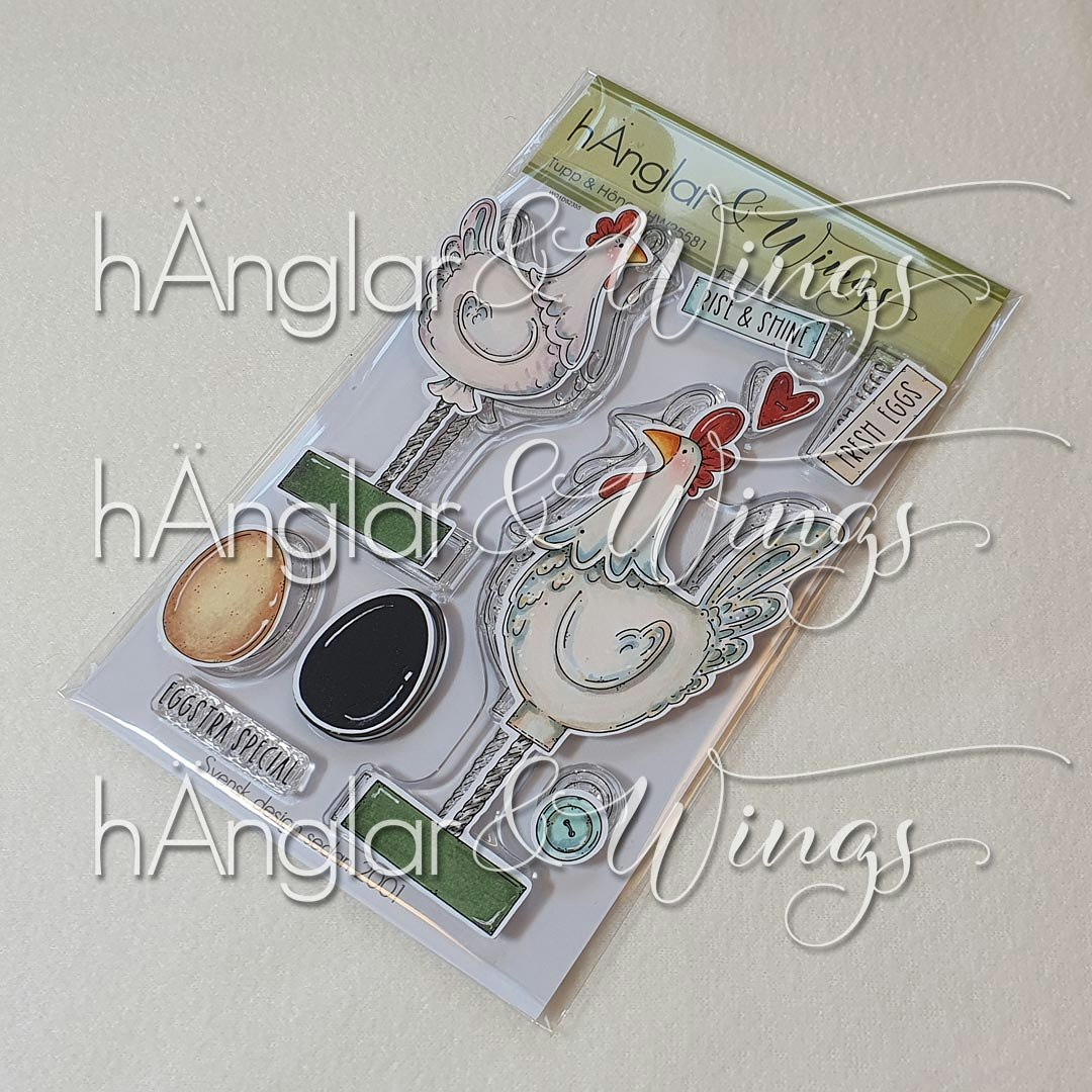 Clear Stamps - Tupp & Höna / Rooster & Hen