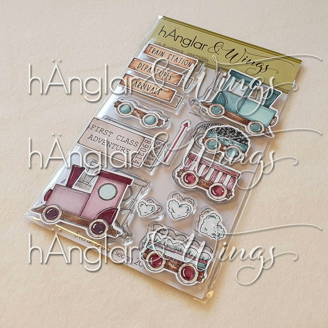 Clear Stamps - Lok & Vagnar / Locomotives & Wagons