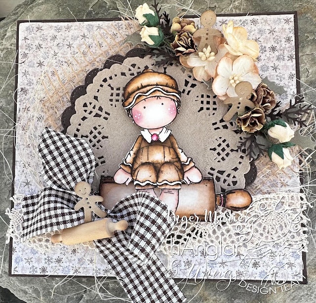 Clear Stamps - Sittande Pepparkakor / Sitting Gingerbread