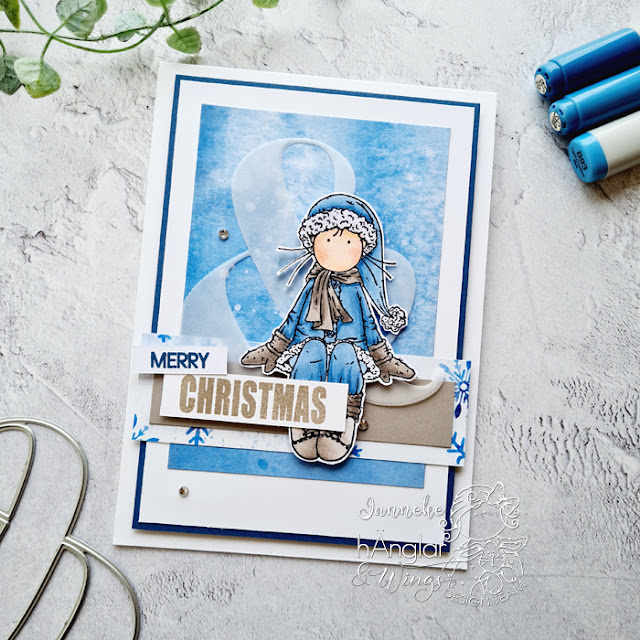 Clear Stamps - Långa sittande Tomtar / Long seated Santas