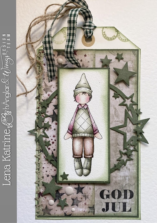 Clear Stamps - Långa Vepatomtar /  Long Santas