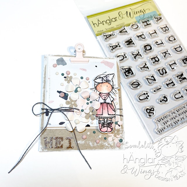 Clear Stamps - Alfabet - Skrivmaskin / Alphabet typewriter