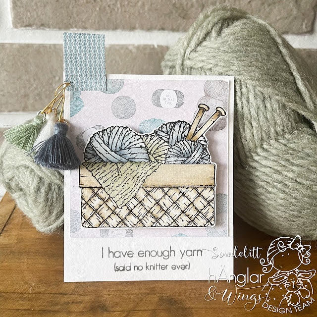 Clear Stamps - Garnkorg / Yarn Basket A7