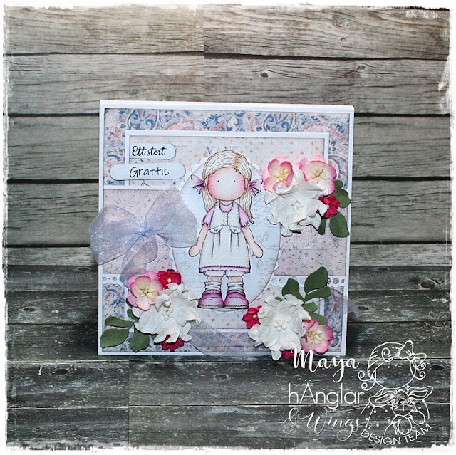 Clear Stamps - Vårflicka / Spring Girl A7