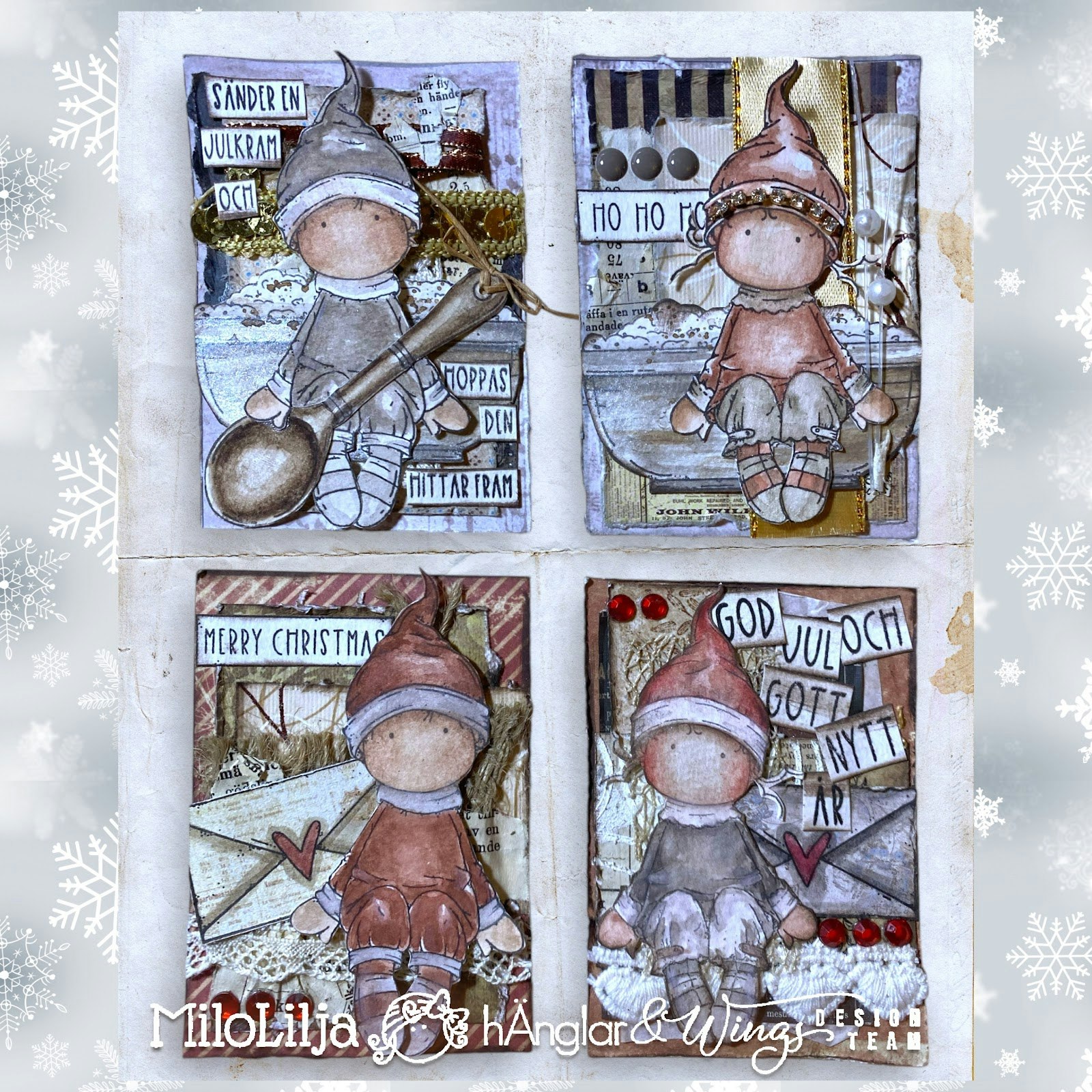 Clear Stamps - Gröt till tomten / Porridge for Santa
