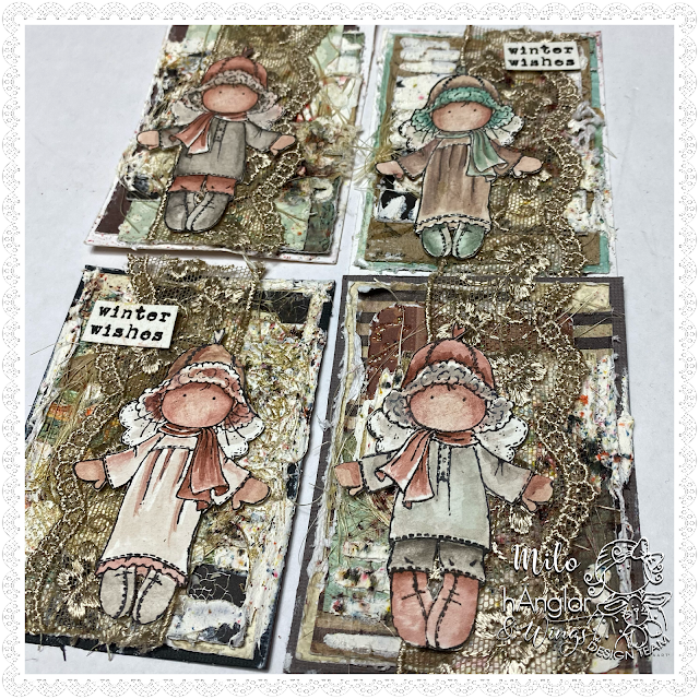 Clear Stamps - Små PälshÄnglar / Small Fur hAngels A7