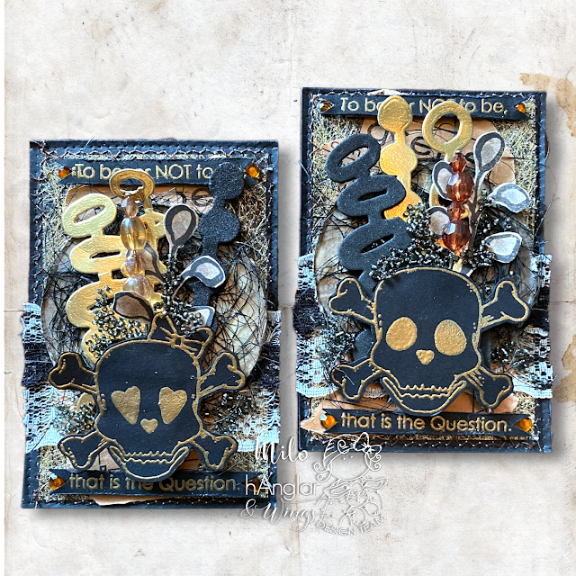 Clear Stamps - Piratskallar / Pirate skulls A7