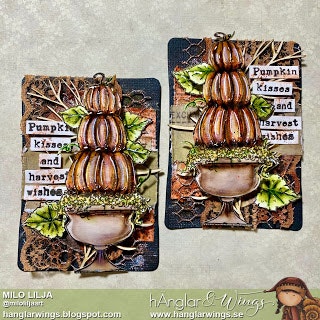 Clear Stamps - Dekorationspumpor / Pumpkin Topiary A7