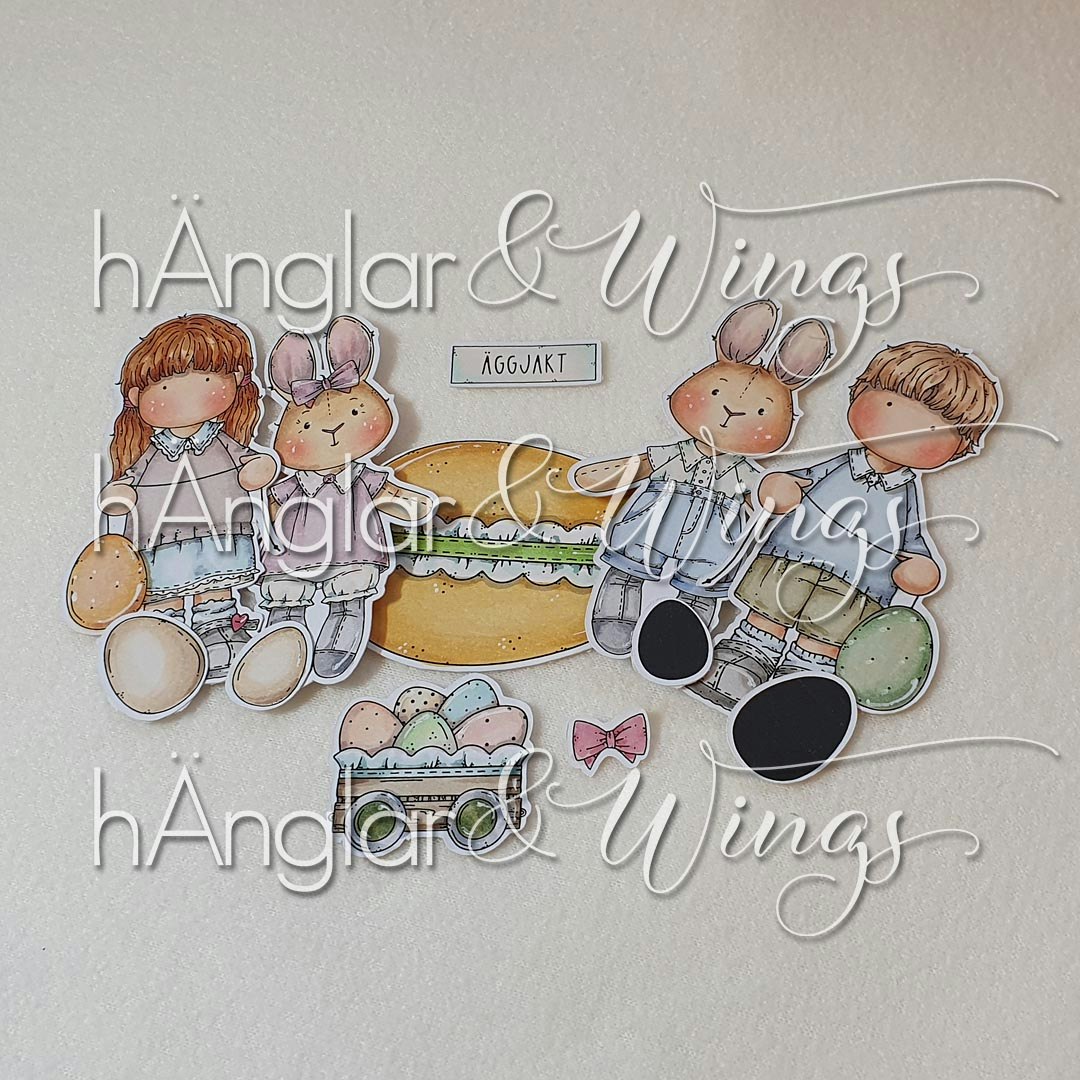 Clear Stamps - PåskÄggstra / Easter Eggstra A5