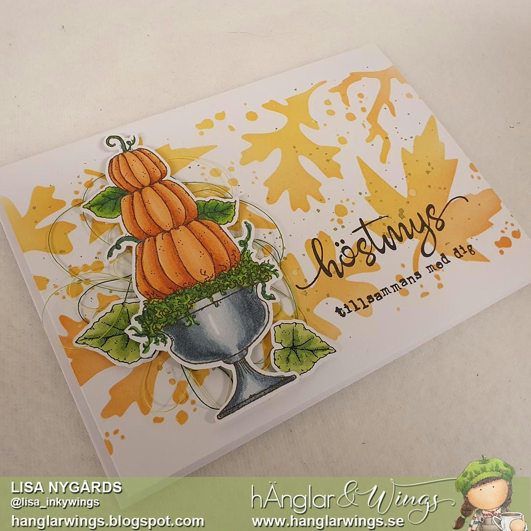 Clear Stamps - Dekorationspumpor / Pumpkin Topiary A7