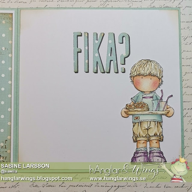 UTGÅTT - Clear Stamps - Fika-Fredrik